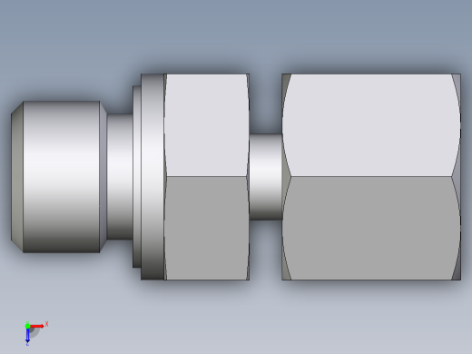 卡套式工业通用硬管接头EO_Standpipe_connector_EVGE08SMEDCF俯视缩略图