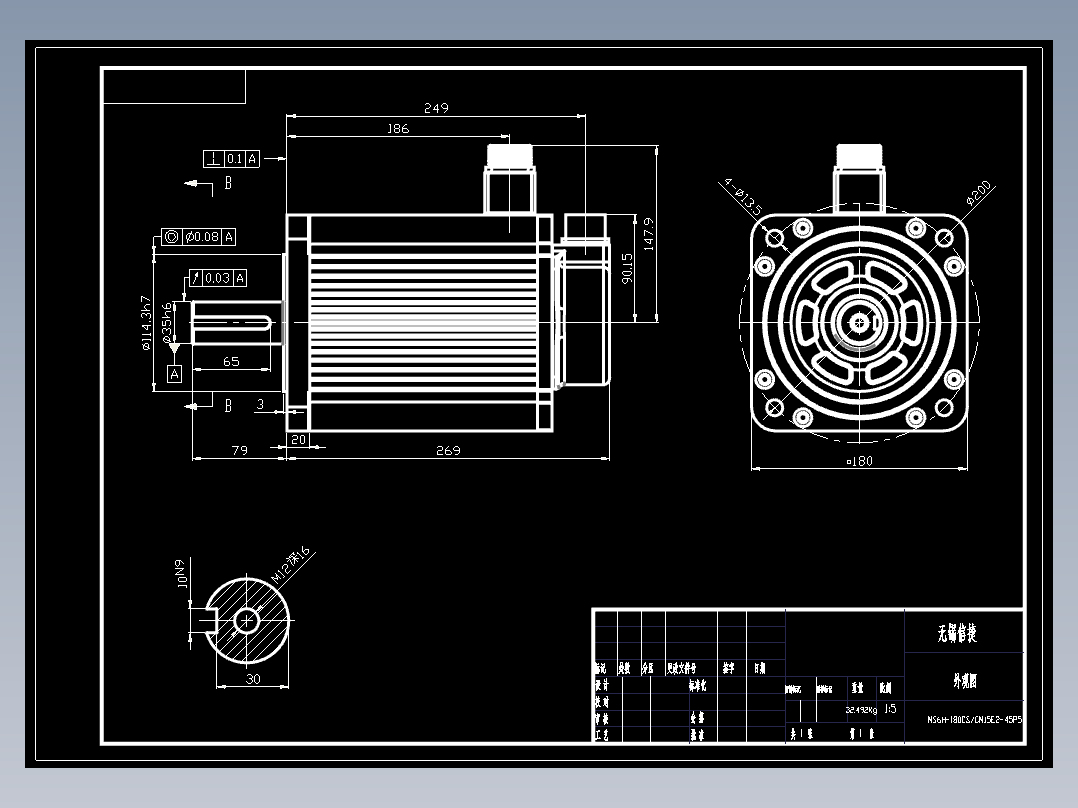 电机MS6H-180CS(M)15E2-45P5