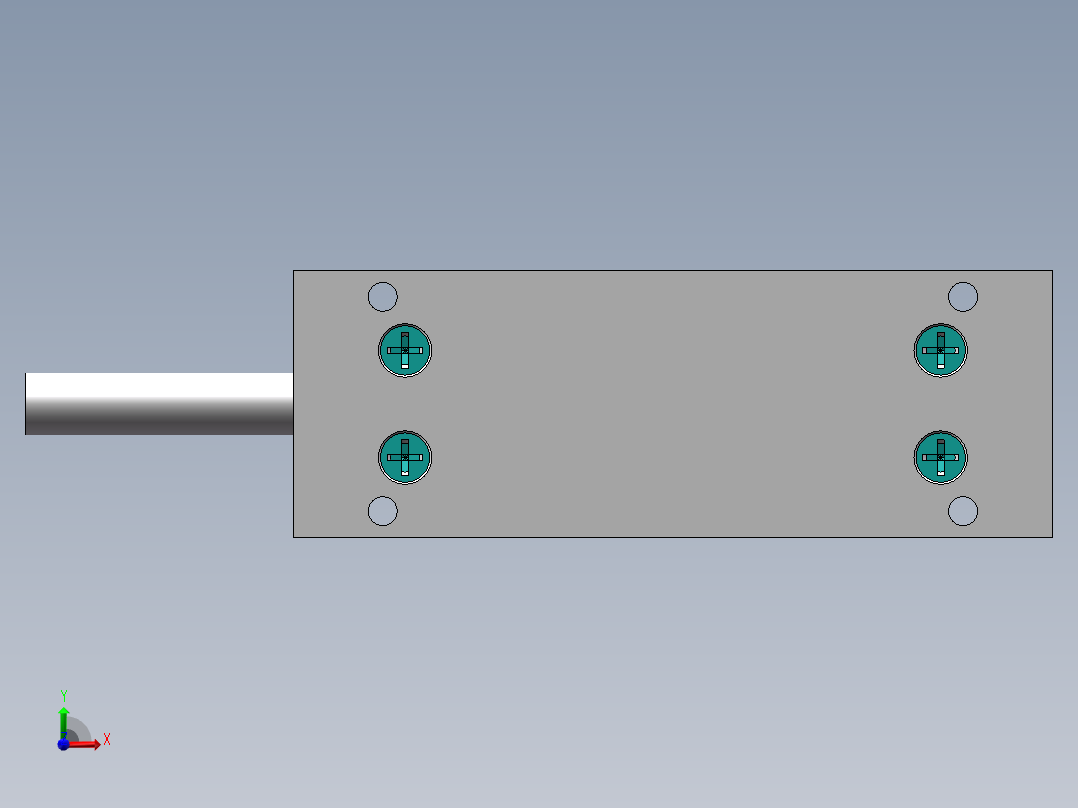 铜管拉直器sw20可编辑前视图