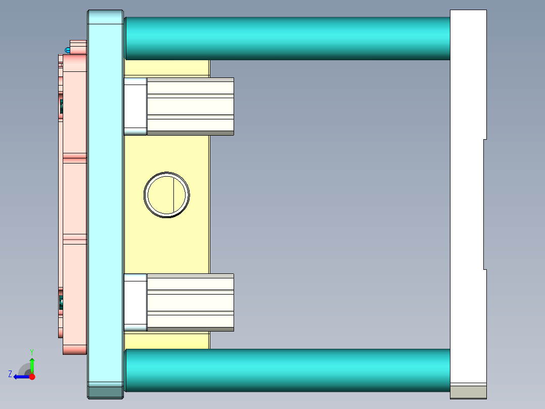 EDC30-A-笔记本CNC工装夹具三维模型CNC2-190128右视图