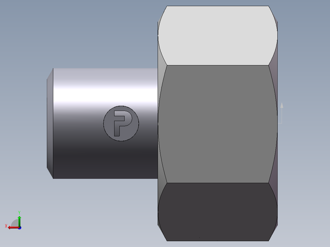 90度焊接接头、SKA25X5-后视图