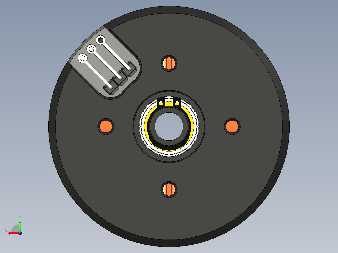 A0002534-T-Motor 云台电机 GB4106后视图