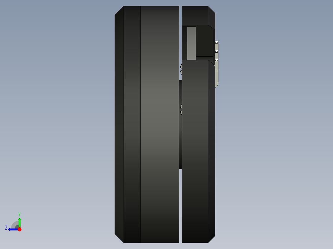 A0002534-T-Motor 云台电机 GB4106右视图