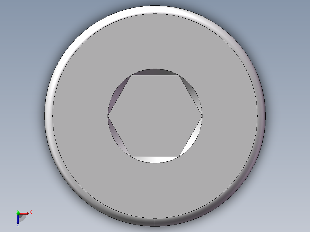 内六角螺堵、4WN-22WD俯视图