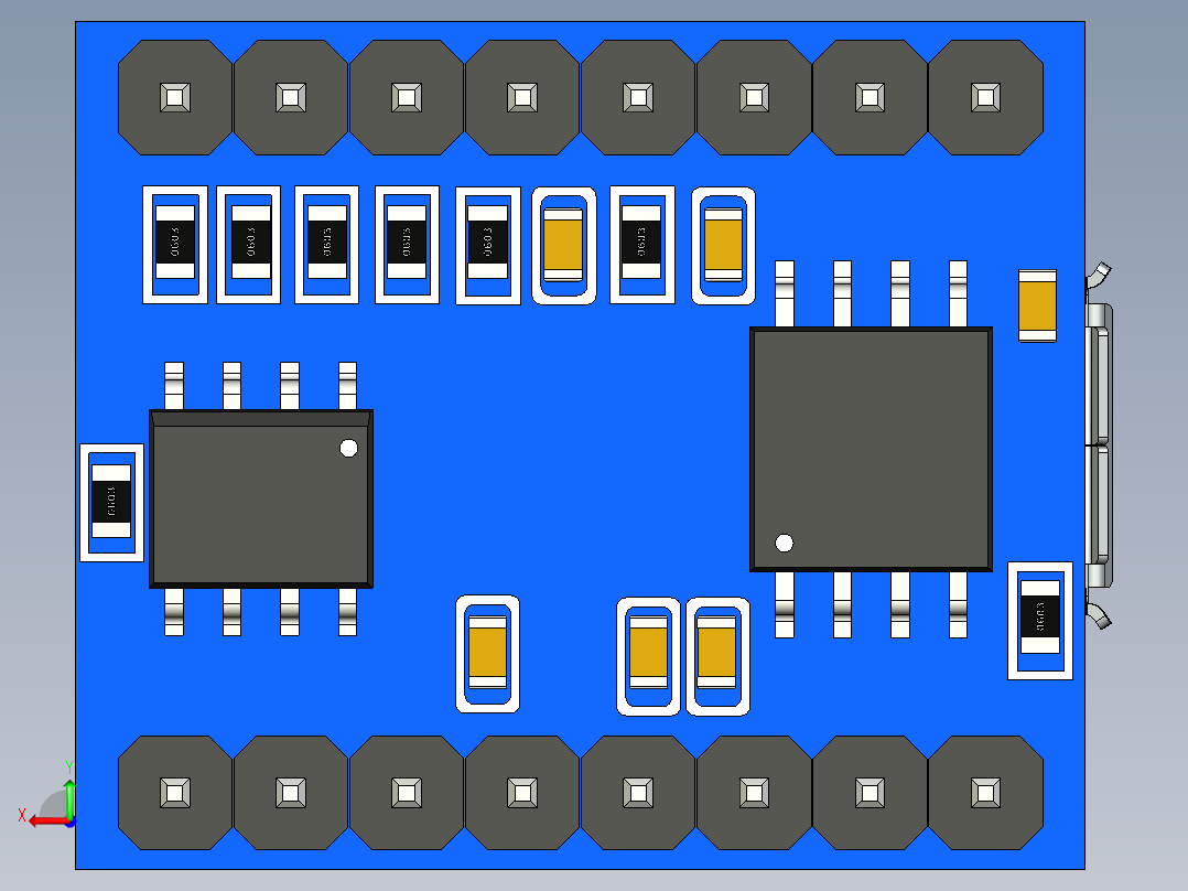 电路板、主板(164)后视图