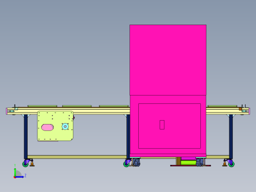 笔记本外壳表面处理用的镭雕机左视缩略图
