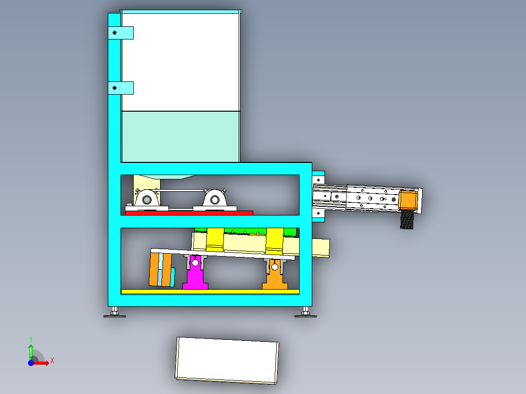 A2004048-振动机器振动筛前视图