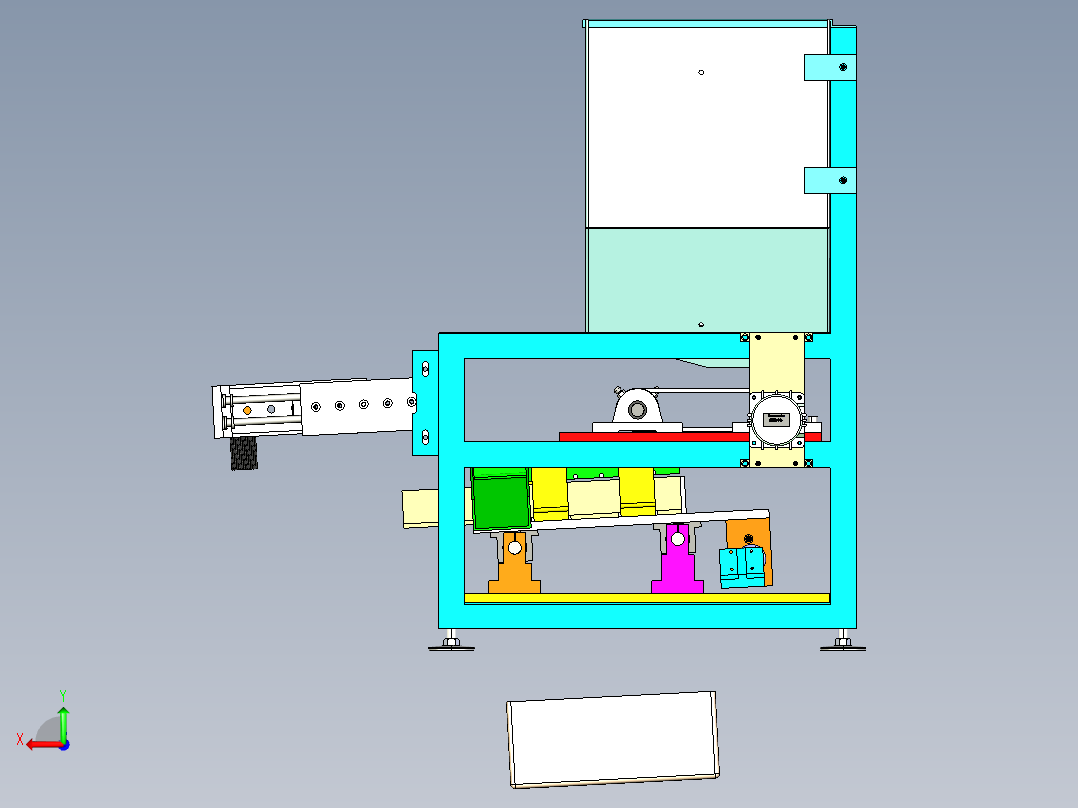 A2004048-振动机器振动筛后视图
