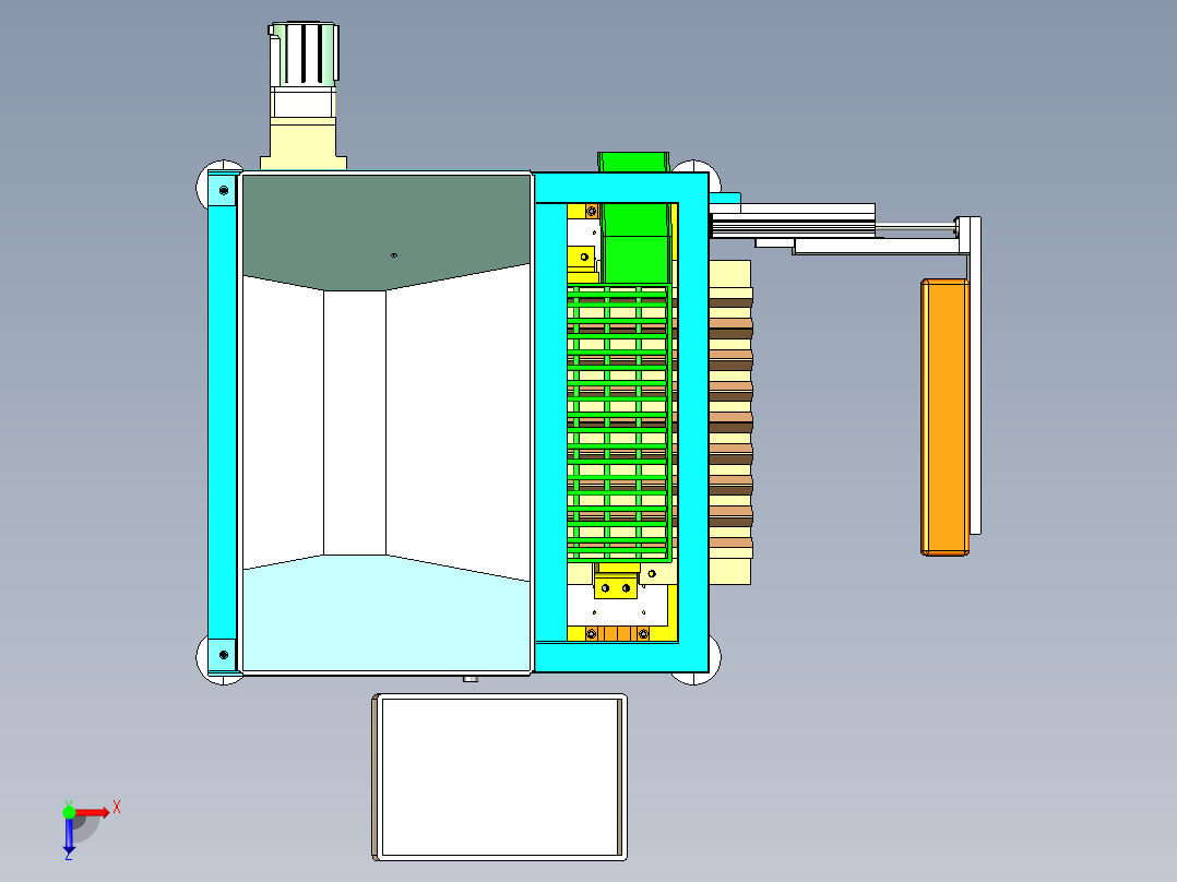 A2004048-振动机器振动筛俯视图