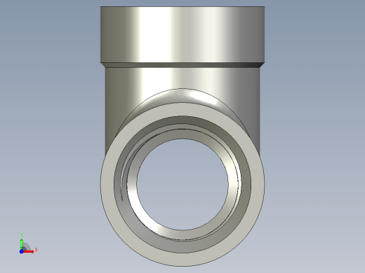 螺纹管三通-等径 DN8前视缩略图