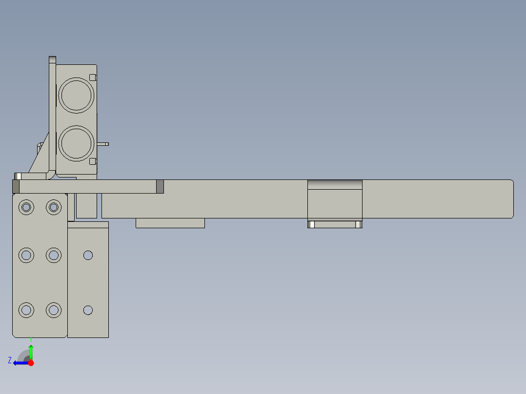 1-0200推料机构-YZ-CC右视图
