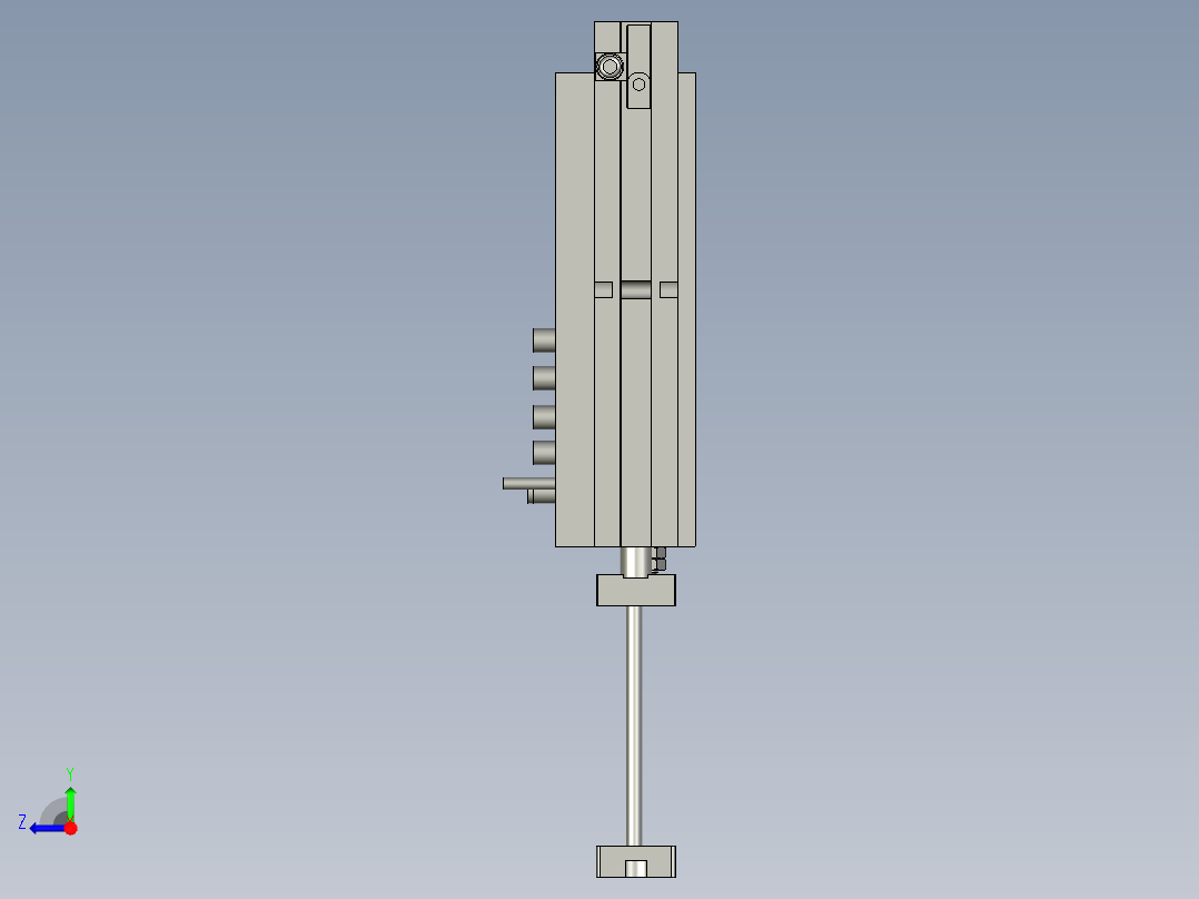 接收平台总装右视图