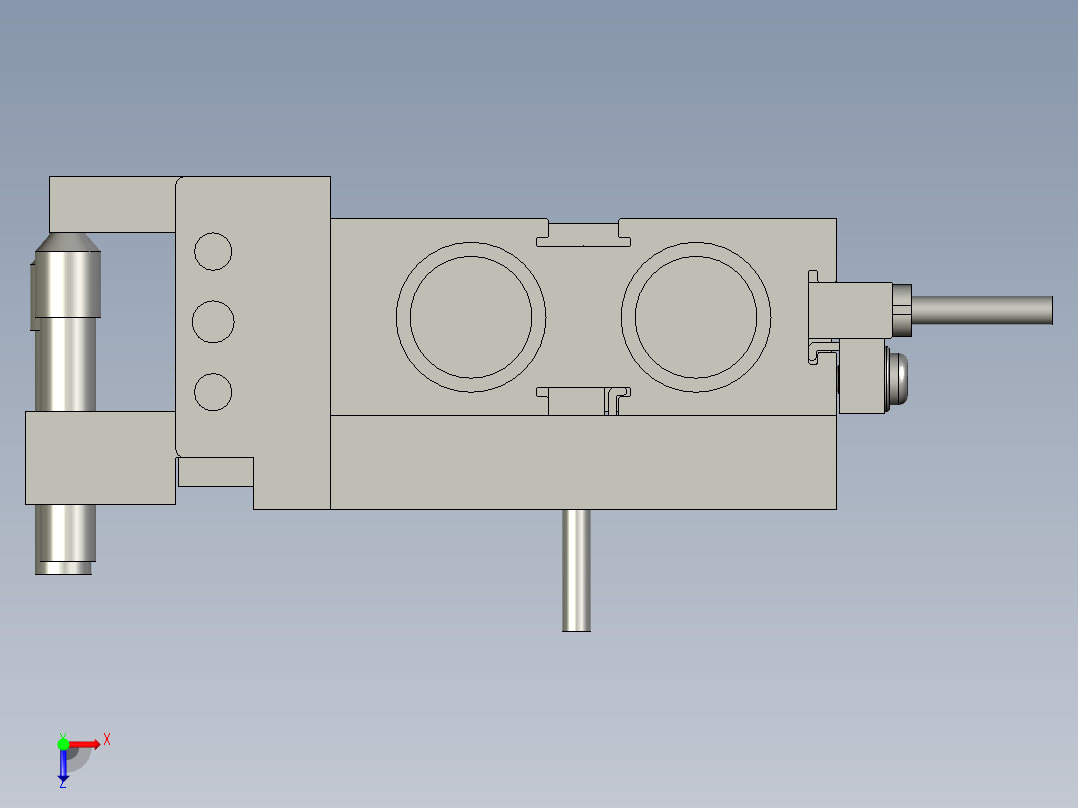 接收平台总装俯视图