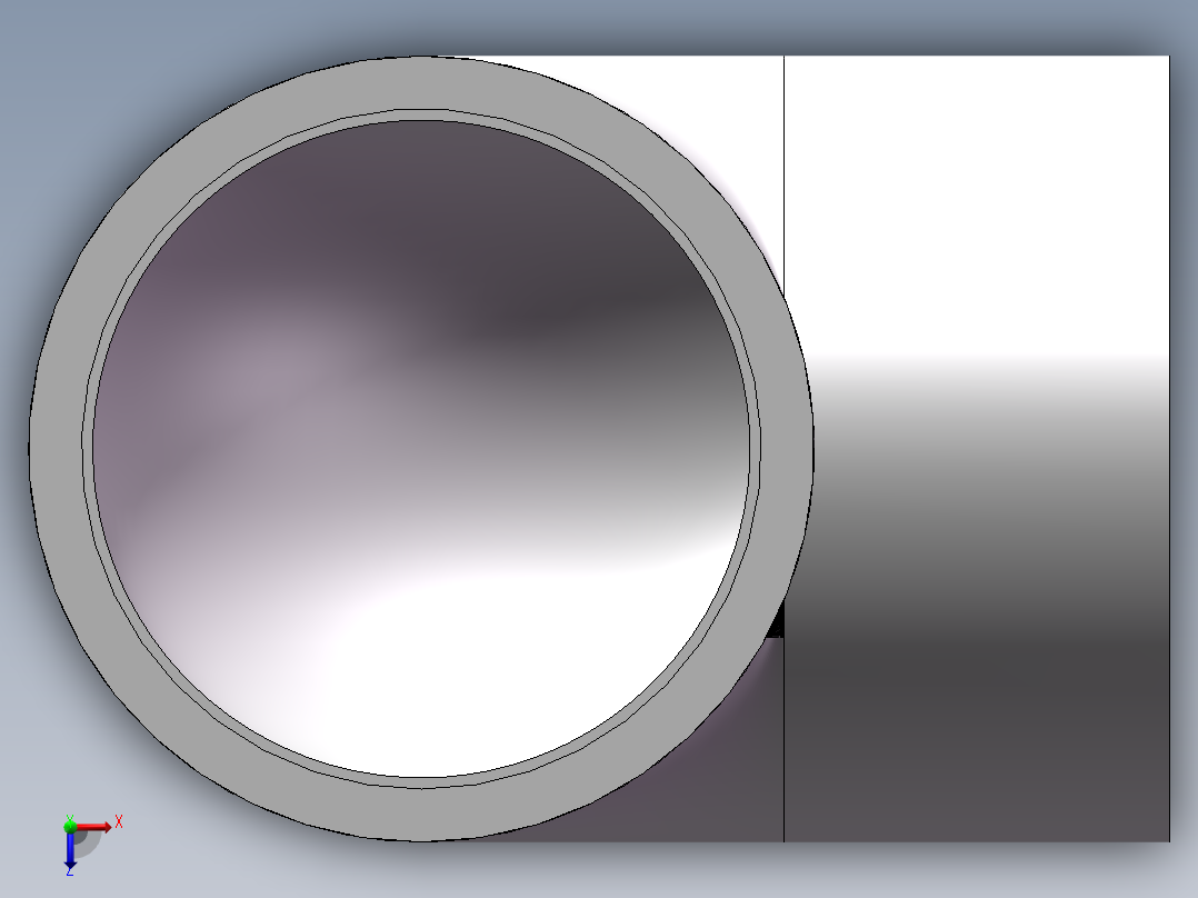 90_ELBOW_DN80_PN10_U-PVC俯视图