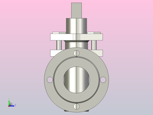 X43W-1.0C二通铸钢旋塞阀[80]左视缩略图