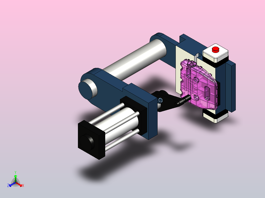 压机（产品检测工具）正等轴测图