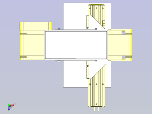 一款传送线分类装置3D模型俯视缩略图