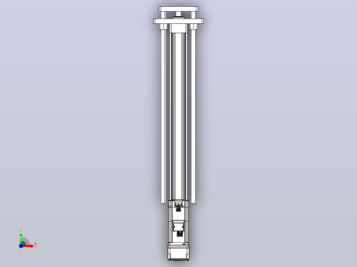 轻载电动缸TPA-ESR40-1210C-L500-MR-QDX-W-P40-C3前视缩略图