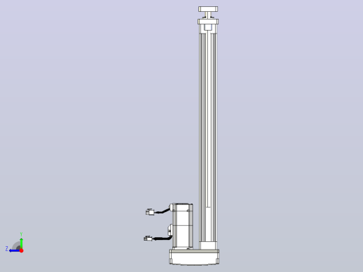 轻载电动缸TPA-ESR40-1210C-L500-MR-QDX-W-P40-C3右视缩略图