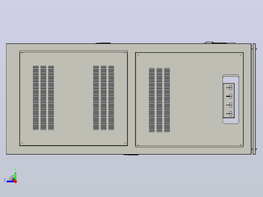 TNSZ-600柱式交流自动稳压器三维模型202010右视缩略图