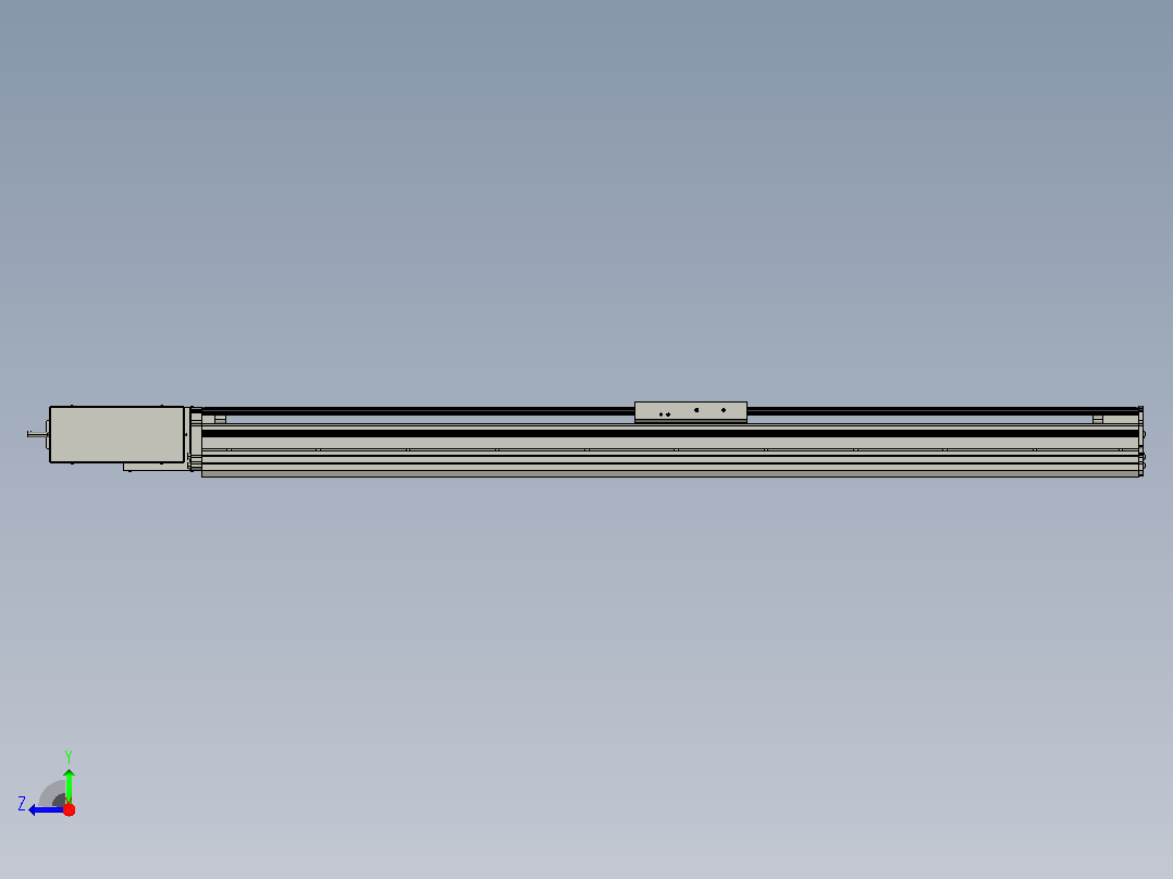 MT120BT半封闭皮带滑台[MT120BT.L100.800.R.P40.C3]右视图