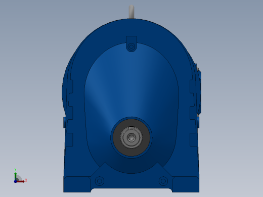 RX57底脚轴伸式安装斜齿轮减速机RX57-Y0.37-4P-71-M1-0°前视缩略图