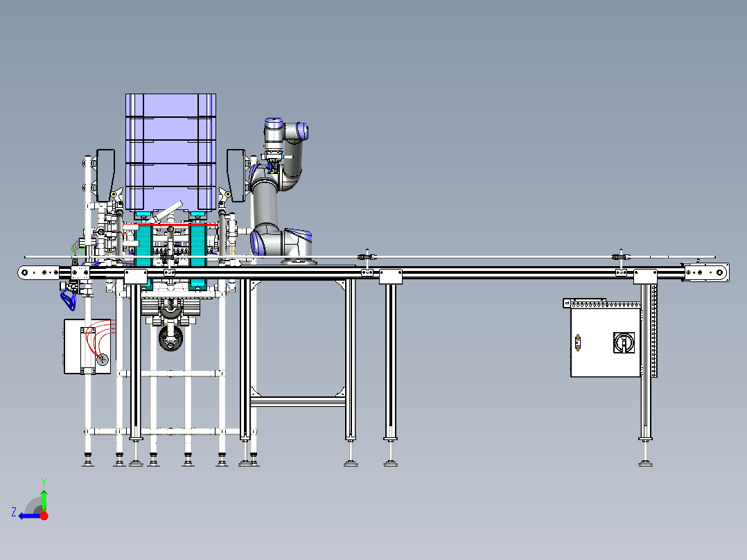 karakuri-collaborative-robot STP右视图