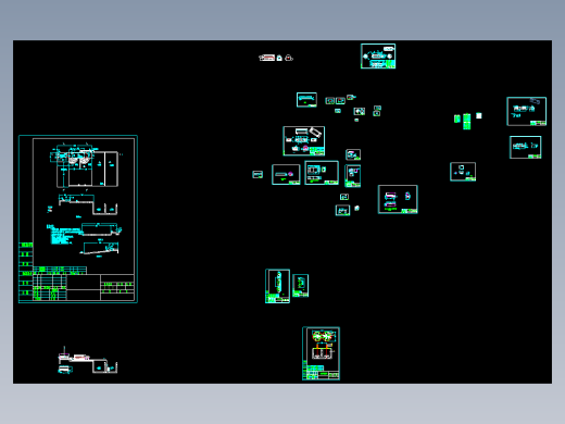 全套砂石分离机图档