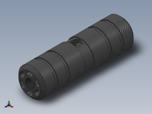 自行车铝合金脚柱火箭筒