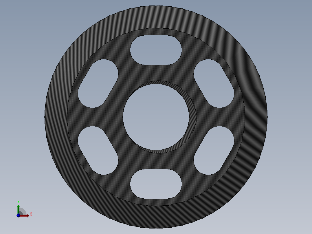 自行车铝合金脚柱火箭筒前视图