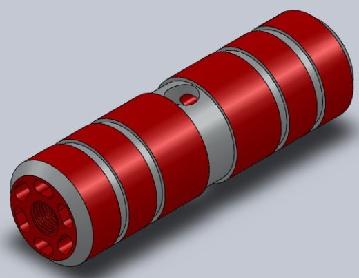 自行车铝合金脚柱火箭筒缩略图