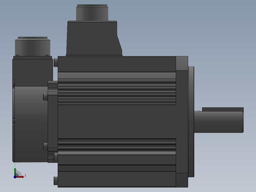 松下电机 MDME202GCGM前视图