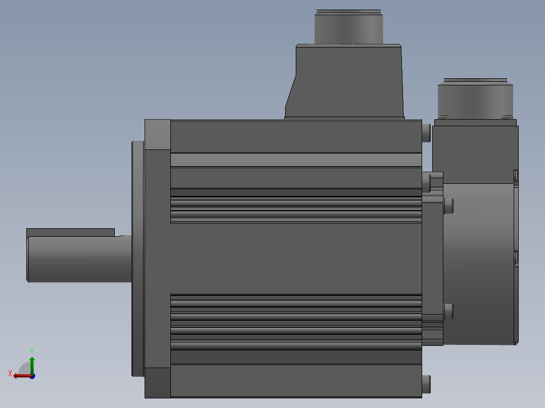 松下电机 MDME202GCGM后视图