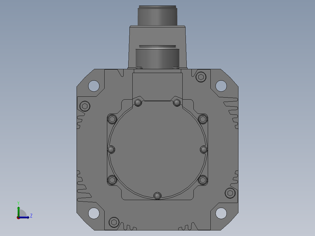 松下电机 MDME202GCGM左视图