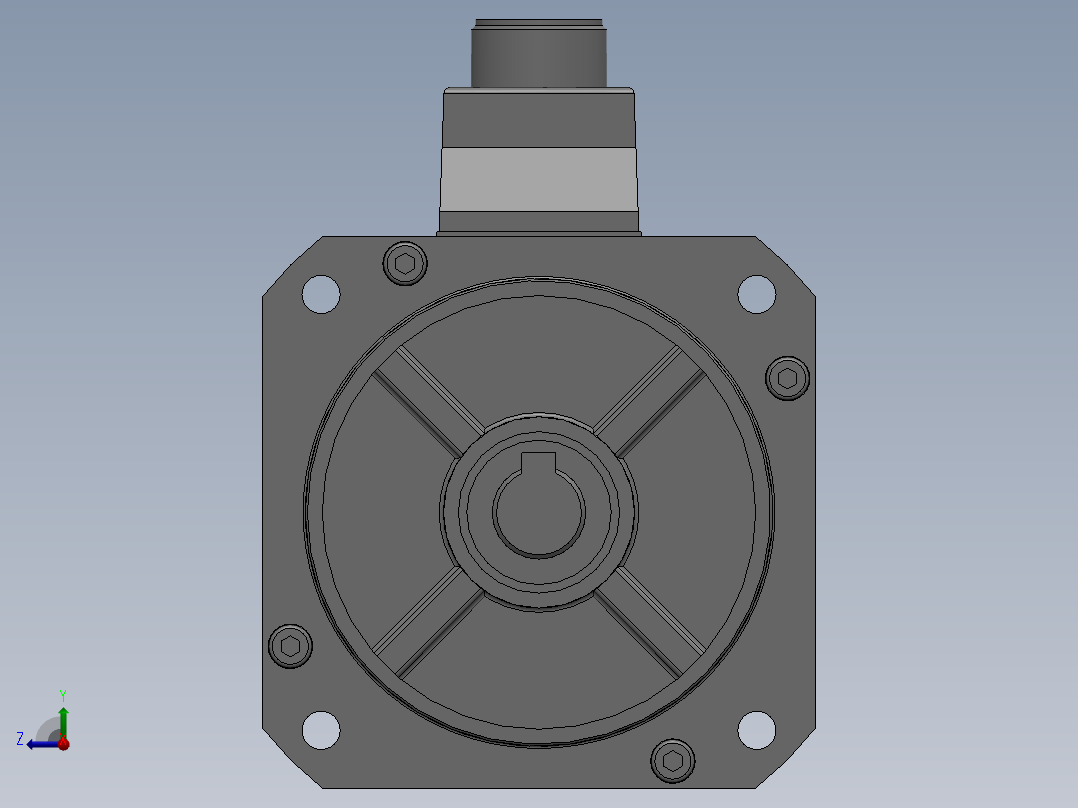松下电机 MDME202GCGM右视图