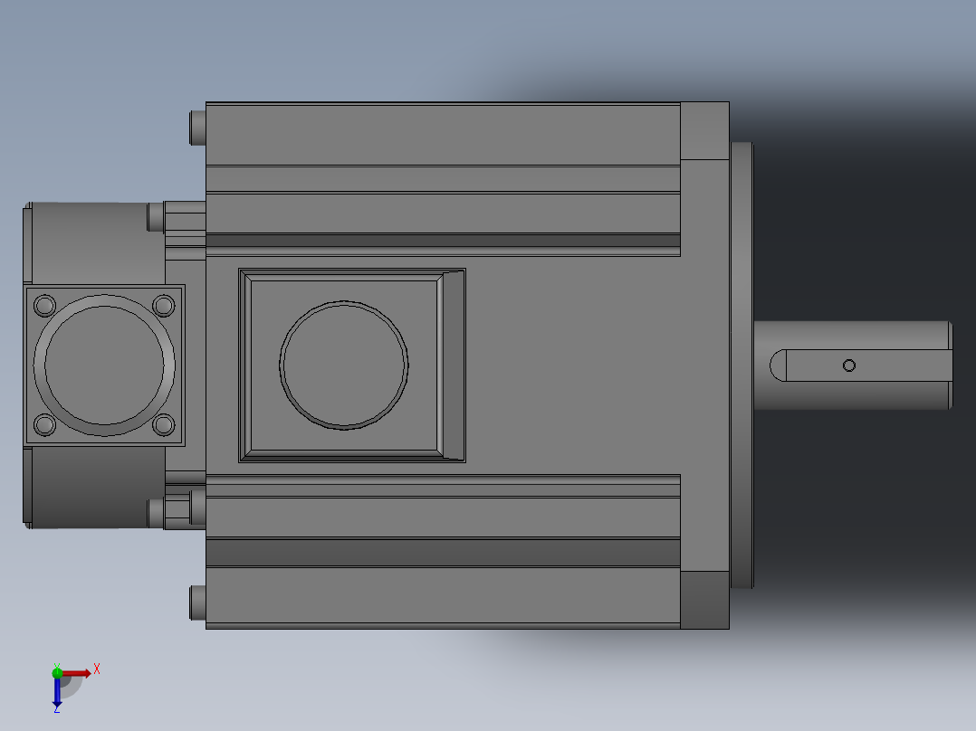 松下电机 MDME202GCGM俯视图