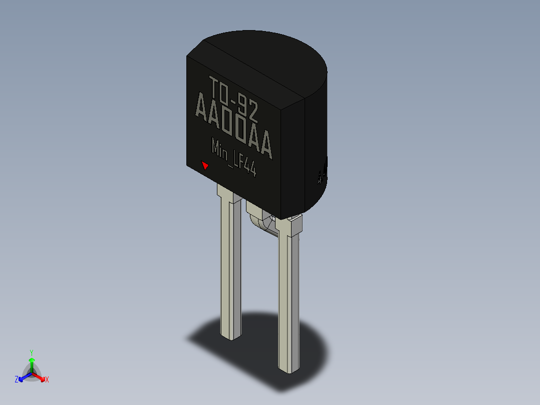 TO-92_Min_LF44_rev1.1主视图