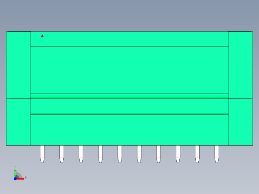 DEGSON 15EDG（公头） 3.81mm 螺钉锁紧，插拔式接线端子 FullPack-15EDGVTM-3.81-20P-14-00AH前视缩略图