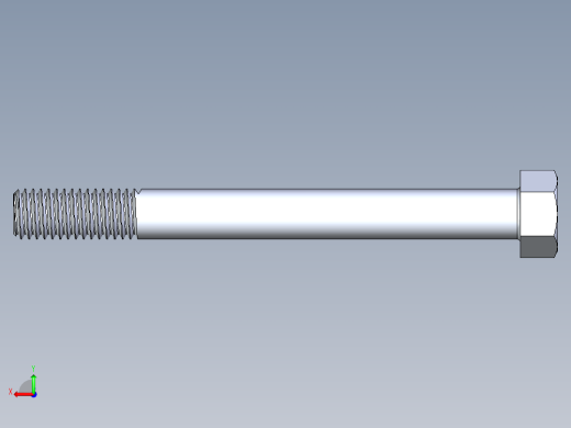 UNC 六角螺栓-Hex Bolt 0.500-13 x 5后视缩略图
