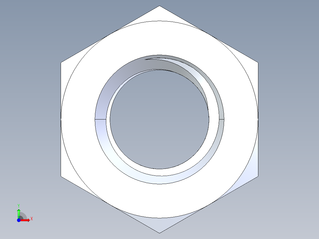 公制螺母-M5x0.8.STEP前视图