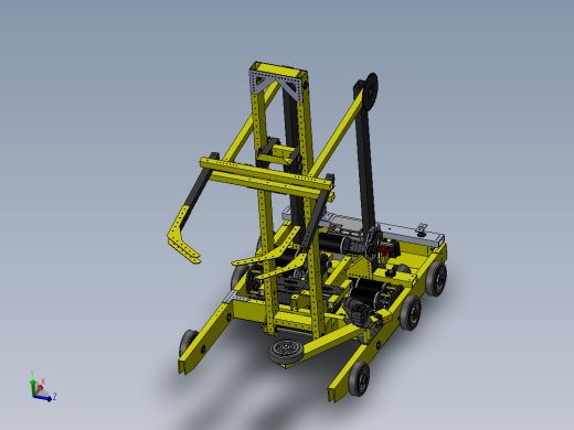 frc比赛机器人设计三维模型