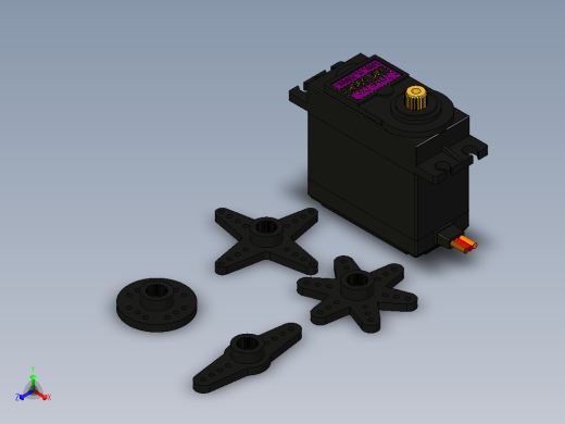 Servo+Motor+MG996R_+一字摇臂