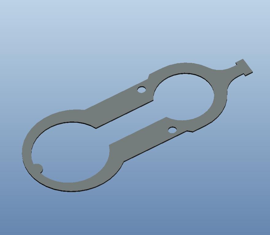 葫芦青铜片级进模（CAD图+Proe三维）