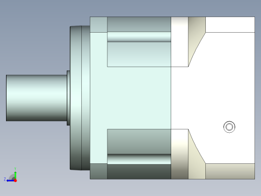 直齿PLX280-L1 55-230-265-M12.stp右视缩略图