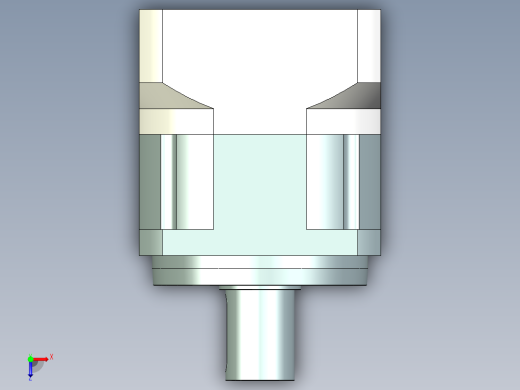 直齿PLX280-L1 55-230-265-M12.stp俯视缩略图