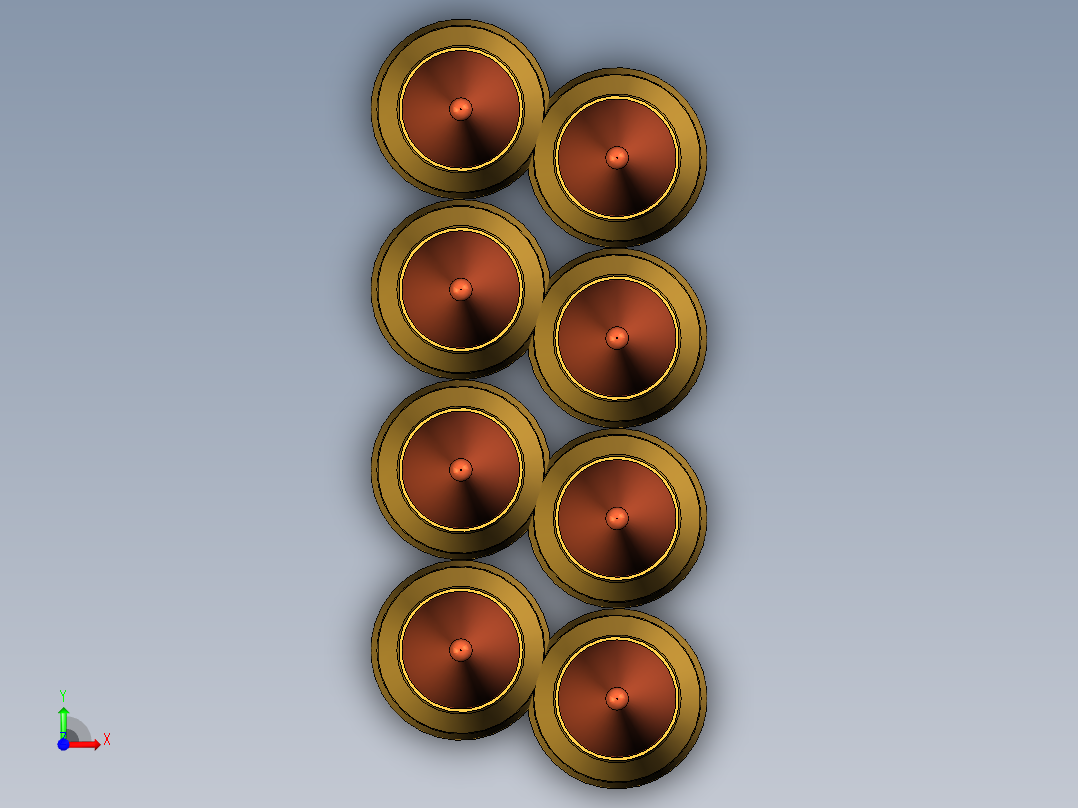 M1 Garand 零件模型前视图