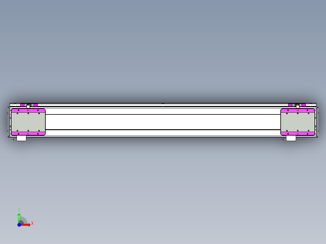 威洛博LC系列3d模型模组2LC14S1Y-S1050前视图