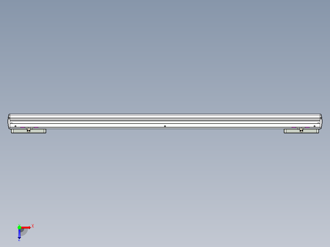 威洛博LC系列3d模型模组2LC14S1Y-S1050俯视图