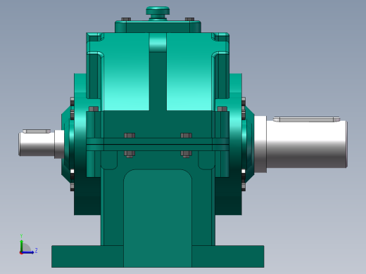 ZLY型硬齿面圆柱齿轮减速器112左视缩略图
