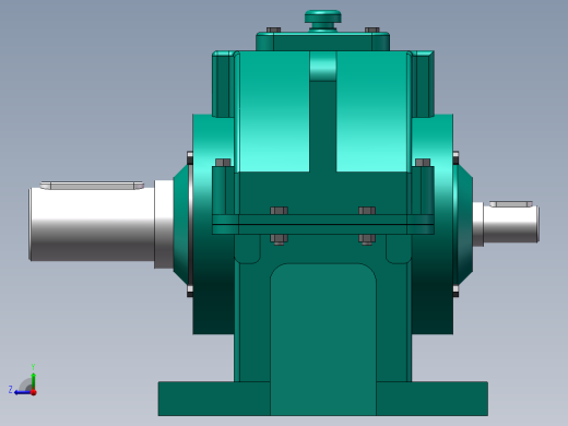 ZLY型硬齿面圆柱齿轮减速器112右视缩略图